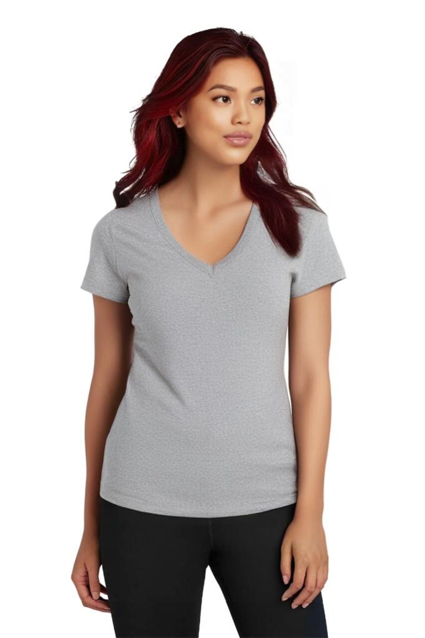 Gildan® Women’s Heavy Cotton V-Neck Blank Craft T-Shirt – Cricut & Paint Ready